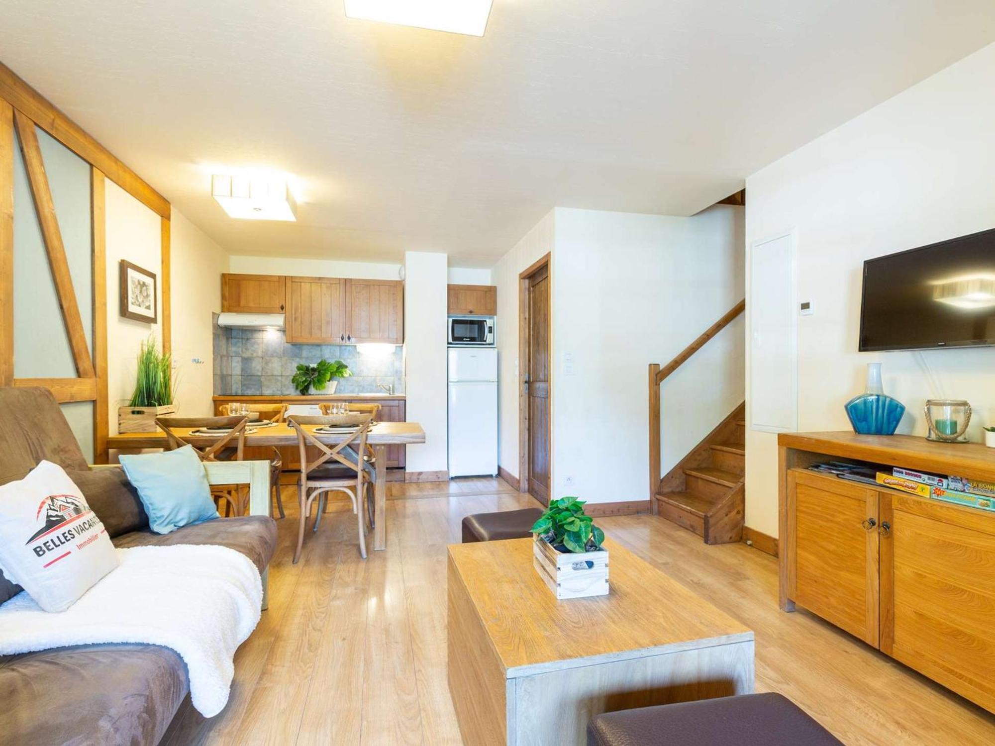 Appartement De 70 M² Au Centre-Ville Avec Piscine, Hammam, Sauna Et Balcon Bien Expose - Fr-1-296-392 Saint-Lary-Soulan Buitenkant foto